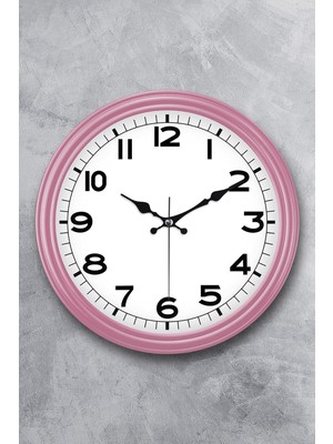 Skygo 31 cm Dekoratif Gerçek Cam Sessiz Mekanizma Duvar Saati