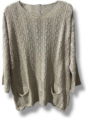 %100 Pamuk Merserize Triko Bluz – Standart Beden 38-48 Uyumlu, Cepli, Yumuşak Dokulu