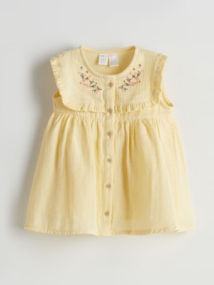 Lc Waikiki Yeni Sezon Çiçekli Kız Bebek Müslin Elbise