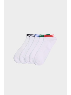 DeFacto Erkek 5'li Pamuklu Patik Çorap G2073AXNS