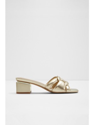 Aldo Najla Sandalet Topuklu Terlik - Gold