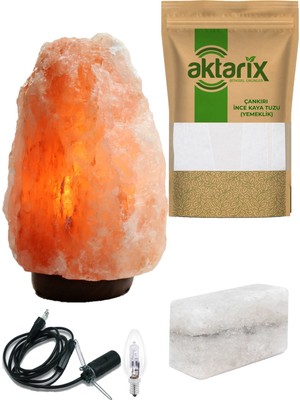 Normadia Doğal Himalaya Kaya Tuzu Lambası ve Sabunu, Sağlıklı ve Şık Aksesuar