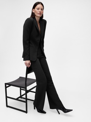 Gap Kadın Siyah Gapstudio Low Rise Boot Pantolon