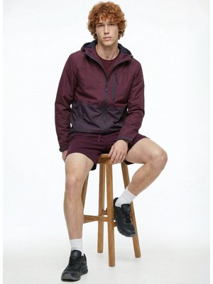 Discovery Expedition D6SM-MNT3700 Bordo Düz Erkek Mont