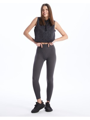 Lc Waikiki Yeni Sezon Beli Lastikli Düz Seamless Kadın Tayt