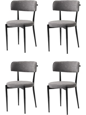 Sweet Home Masa Sandalye Gözde Sandalye Metal 4 Li Set Cafe,restaurant,mutfak,salon,yemek Odası Sandalyesi