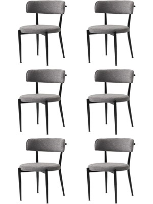 Sweet Home Masa Sandalye Gözde Sandalye Metal 6 Li Set Cafe,restaurant,mutfak,salon,yemek Odası Sandalyesi