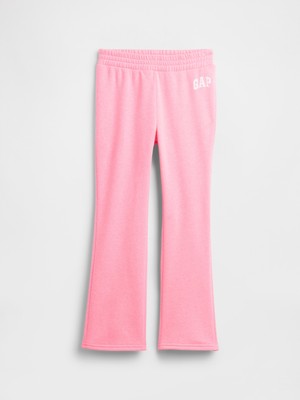 Gap Kız Çocuk Pembe Relaxed Gap Logo Bootcut Eşofman Altı