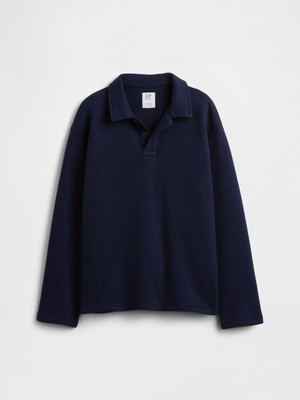 Gap Erkek Çocuk Lacivert Polo Sweatshirt