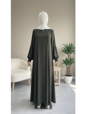 Eslemnur Gündelik Hac ve Umrelik Ön Arkası Kuplu Ferace