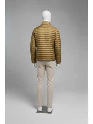 Brango Erkek Standart Fit Rahat Kesim Hafif Dolgulu Dik Yaka Ince Mont