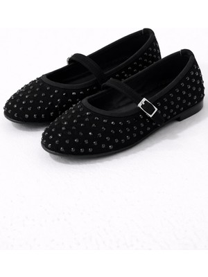 Slipcat Taşlı Tokalı Kadın Babet – Şık ve Rahat Günlük Babet