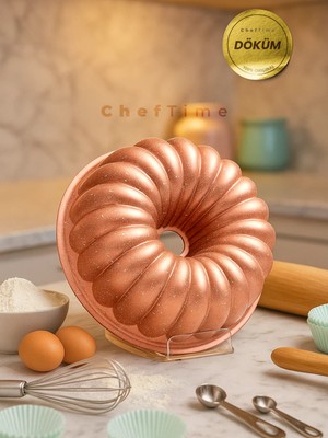 ChefTime Rose Sık Dilimli Kek Kalıbı | 25CM