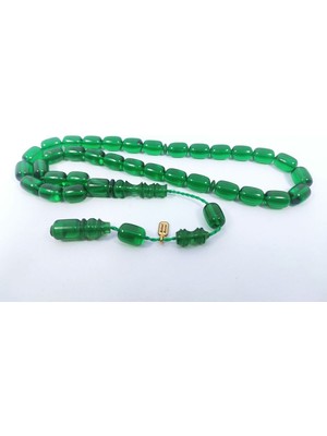 İskeçe Tesbih Mehmet Mercan Usta Eseri Çift Zımpara Cift Cila Eski Alman Oyun Zarı Sertifikalı 7987