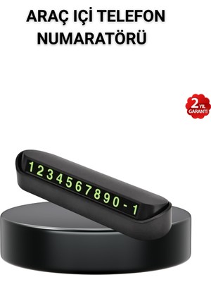 Zenvia Alüminyum Kasa Gri Çevirmeli Araç Içi Telefon Numaratörü ZNV2025