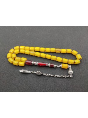 İskeçe Tesbih Zeyn Usta Eseri 925 Ayar Gümüş Nakkaş Kondüsyon Harikası Alman Faturan Sertifikalı 7414