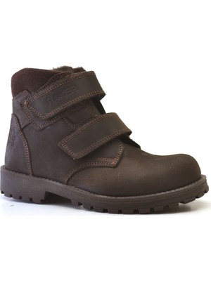 Rakerplus Sentor Hakiki Deri Kürklü Cırtlı Çocuk Bot