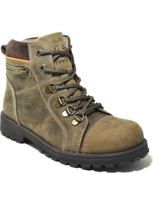 Rakerplus Minotor Hakiki Deri Kürklü Fermuarlı Çocuk Bot