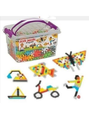 Kiddico Toys Çiçek Puzzle Box Eğitici Şekiller 500 Parça