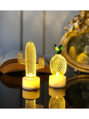 Giftmoda Mini Kaktüs Ve Ananas Gece Lambası