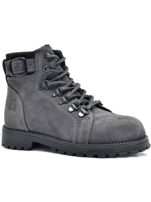 Step Rakerplus Griffon Hakiki Deri Fermuarlı Kışlık Unisex Çocuk Bot