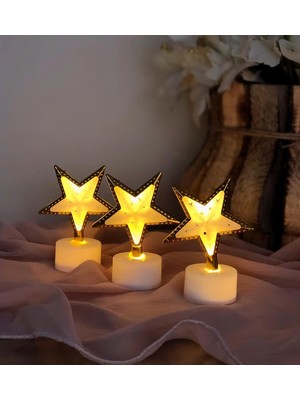 Giftmoda Mini Yıldız Gece Lambası 3'lü
