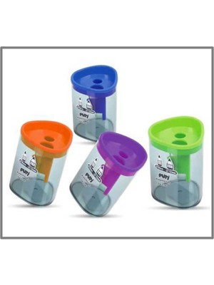 Puti Kalemtraş Çift Bölmeli VIV-06376 - 2 Adet