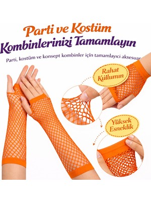 Zenvia Retro Turuncu File Parmaksız Eldiven 26 cm ZNV2025