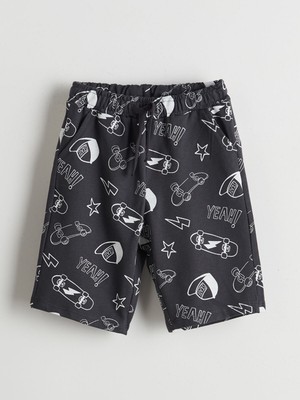 Lc Waikiki Yeni Sezon Beli Lastikli Baskılı Erkek Çocuk Şort