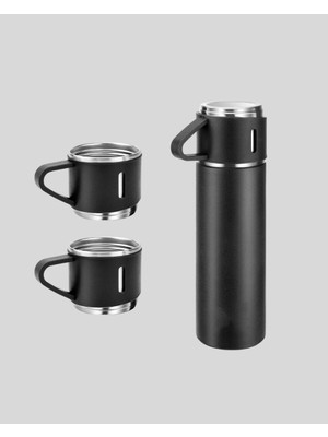 Zenvia 500 ml Paslanmaz Çelik Termos Seti – Sızdırmaz, Vakumlu, Isı Koruma Özellikli, Taşın