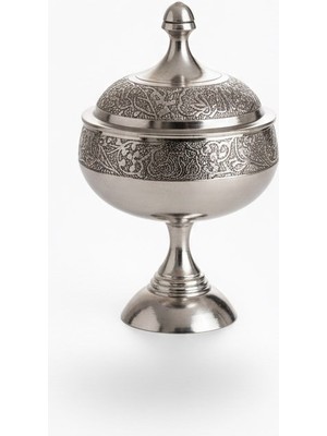 sembol Ottoman Gumus Sekerlık 14 cm