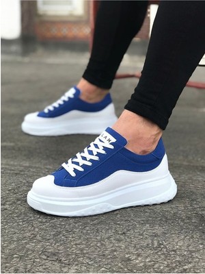 Hkursat HK507 Beyaz Mavi Günlük Erkek Ayakkabı