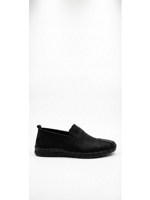 Ustalar Ayakkabı Siyah Nubuk Erkek Hakiki Deri Ayakkabı 666.060