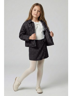 Dmb Kız Kot Şort Etekli Takım  26YDMB-9056