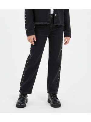 Dmb Kız  Taşlı Kot Pantolon 26YDMB-0579