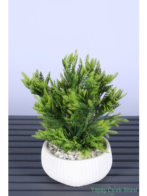 Yapay Çiçek Sitesi Beton Saksıda Yapay Bitkili Tanzimler Model 25