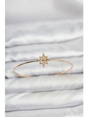 Kutup Yıldızı Model Gold Renk Bileklik