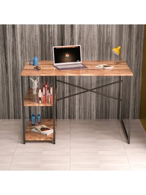 Çalışma Masası Yandan Raflı Atlantik Çam