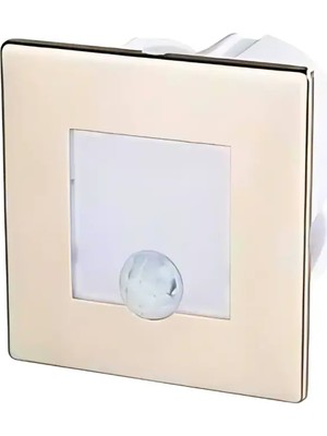 5 Adet Cata 1.5WATT Sensörlü Koridor Armatürü Saten Kasa Beyaz/günışığı Seçenekli CT5183