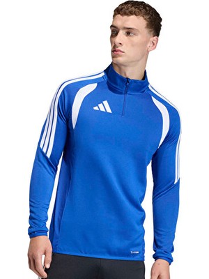Adidas TIRO26L Tr Top Erkek Futbol Antrenman Uzun Kollu Tişört JY9693 Mavi