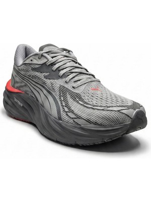 Puma 311140 23 Velocity Nıtro 4 Gri-Kırmızı Erkek Spor Ayakkabı