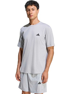 Adidas We Fr T Erkek Antrenman Tişörtü KC5285 Gri