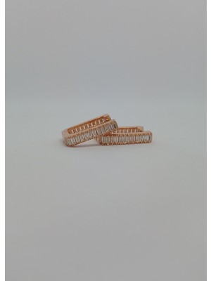 Lunel Silver 925 Ayar Gümüş Kadın Küpe – Işıltılı Taşlarla Şık ve Zarif Model (3,63 Gr.)