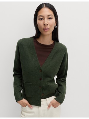 Marks & Spencer Air-Yarn V-Yaka Düğmeli Hırka