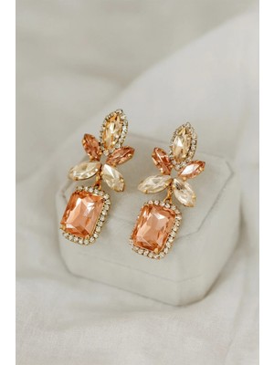 BG Jewellery Şık Tasarım Taşlı Küpe