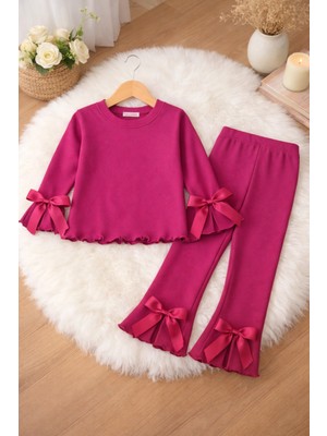 Renkli Diyar Kız Çocuk Mevsimlik Kaşkorse Takım Bayramlık