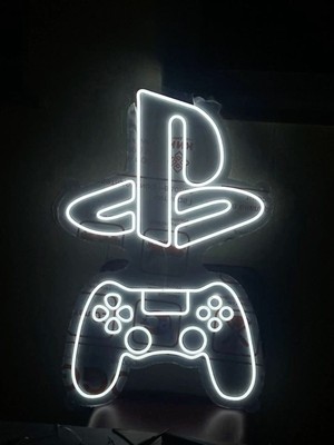 Disa Neon LED Duvar Dekoratif Aydınlatma -Gamer,ps, 60X95CM-