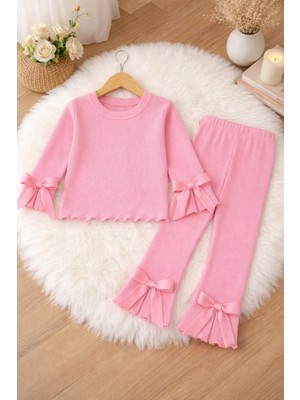 Renkli Diyar Kız Çocuk Mevsimlik Kaşkorse Takım Bayramlık