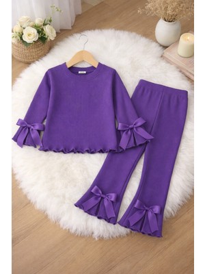 Renkli Diyar Kız Çocuk Mevsimlik Kaşkorse Takım Bayramlık