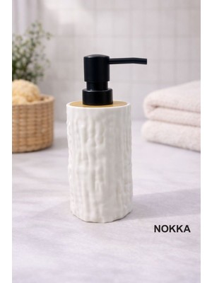 Nokka Dekoratif Sıvı Sabunluk, Yoto Akrilik Sabunluk, 7X12 cm